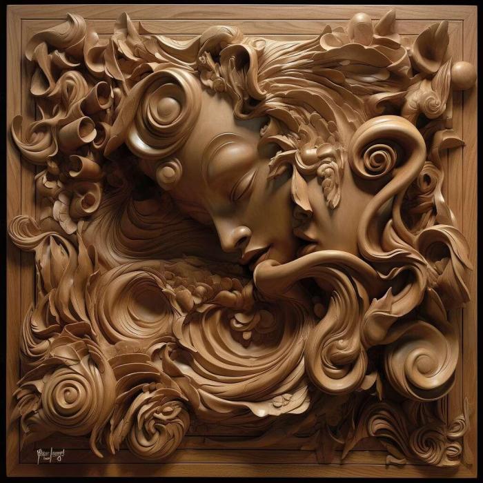 نموذج ثلاثي الأبعاد لآلة CNC 3D Art 